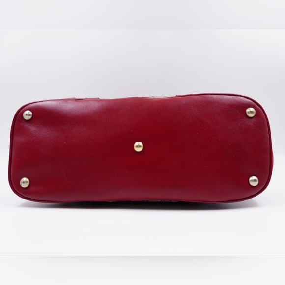 AZ13❤️ GUCCI GG Supreme Monogram Nice Top Handle Dome Bag - Picture 9 of 13